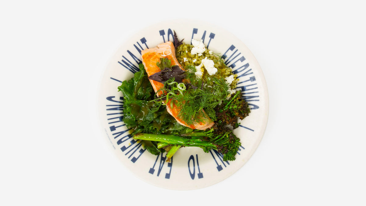Salmon Sorrel Pesto Rice