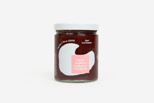 Certified Organic Raspberry & Vanilla Bean Fruit Spread